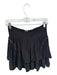 Ramy Brook Size M Charcoal & Bronze Polyester Smocked Studded Mini Skirt Charcoal & Bronze / M