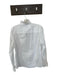 J. Crew Size M White Organic Cotton Long Sleeve Ruffles Button Down Top White / M