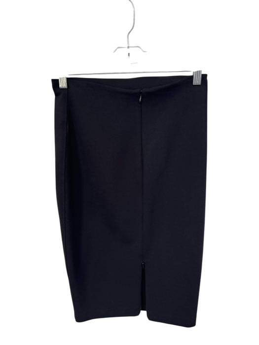 Robert Rodriguez Size 6 Black Acetate High Waist Back Zip Pencil Skirt Black / 6