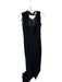 Rachel Zoe Size 8 Black Lace Cap Sleeve Back Zip Low Back Gown Black / 8