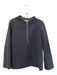 Sara Campbell Size M Black Polyester Blend Round Neck 1/2 Zip Long Sleeve Top Black / M
