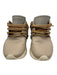 Esse Ut Esse Shoe Size est 38 Taupe & Brown Leather Lace Up Tassels Sneakers Taupe & Brown / est 38