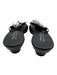 Donald J Pliner Shoe Size 9 Black & White Leather Upper 3D flower Mule Sandals Black & White / 9