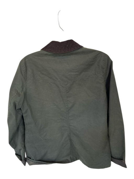 Barbour Size 8 Cotton Collared Waxed Cuffed Jacket 8