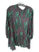 Izzy & Lola Size M Green & Gray Polyester Long Sleeve Cacti Dress Green & Gray / M