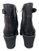 Paige Shoe Size 7 Black Leather Silver Studs Pointed Toe Inner Side Zip Booties Black / 7