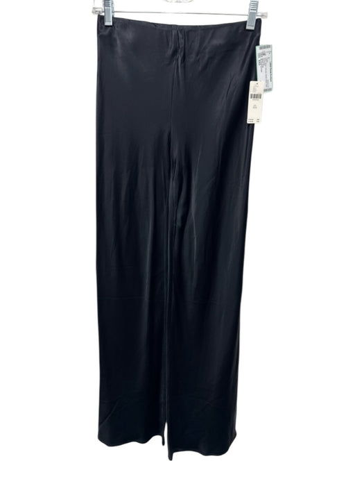 By Anthropologie Size XXS Black Viscose Elastic Waist Flare Pants Black / XXS