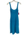 Staud Size XS Blue Viscose Blend Stretch Knit Sleeveless Ribbed Detail Dress Blue / XS