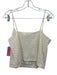 Z Supply Size XS Cream White Cotton Spaghetti Strap Floral Eyelet Short Set Cream White / XS