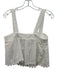 Z Supply Size XS/S Cream White Cotton & Linen Sleeveless Embroidered Short Set Cream White / XS/S