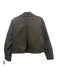 J Crew Size XS Dark Gray Cotton Zip Up Corduroy collar Quilted Detail Jacket Dark Gray / XS