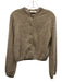 COS Size XS Tan Cashmere Ribbed edges Mohair Button Up Cardigan Tan / XS