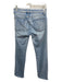 Rag & Bone Size 23 Light Wash Cotton Denim Distressed Raw Hem Straight Leg Jeans Light Wash / 23