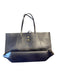 Zac Posen navy & gold Leather Top Handles GHW Tote Bag navy & gold / L