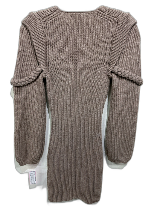 Michael Costello x Revolve Size XS Brown Wool Blend Sweater Mini Bodycon Dress Brown / XS