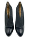 Christian Louboutin Shoe Size 37 Black Leather round toe Slip On 4 Inch Pumps Black / 37