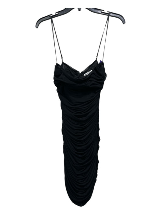 House of CB Size Small Black Polyester Blend Spaghetti Strap Corset Dress Black / Small