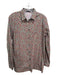 Etro Size 46 Green & Multi Cotton Blend Button Down Pasley Long Sleeve Top Green & Multi / 46