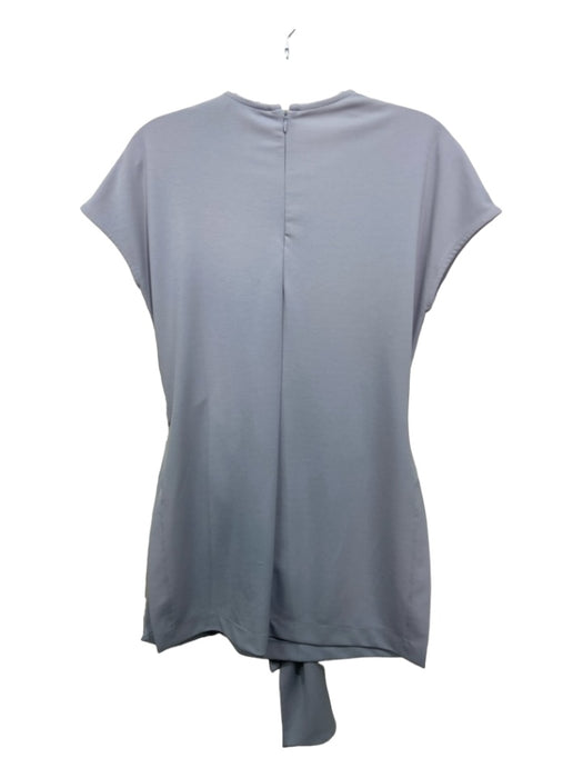 Club Monaco Size Small Gray Polyester Sleeveless Front Tie Side Slits Dress Gray / Small
