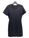 Club Monaco Size 6 Black Polyester Short Sleeve Scoop Neck GHW Dress Black / 6