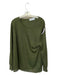 Size Est L Green Shimmer Long Sleeve Top Green / Est L