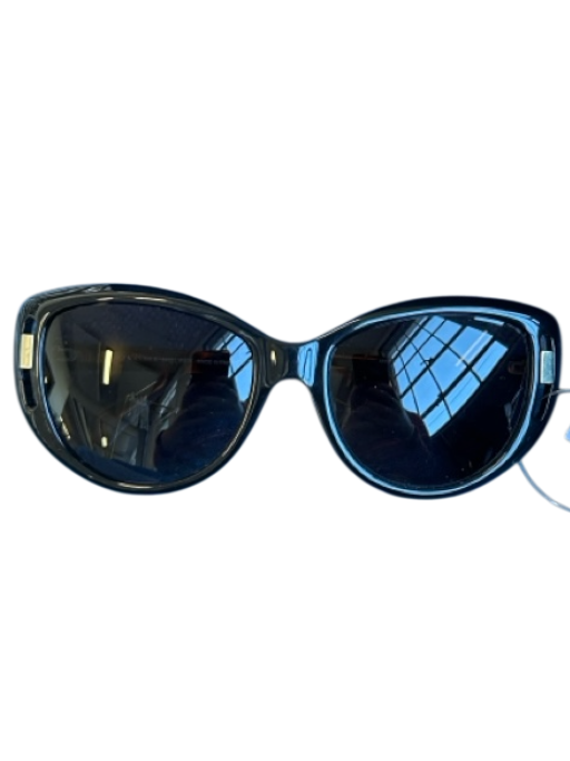 Alexander McQueen Black & Brown Acetate Tortoise shell Cat Eye Sunglasses Black & Brown