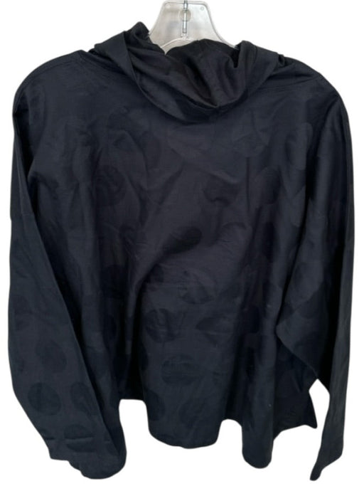 Planet Size One Size Black Cotton Long Sleeve Turtle Neck Top Black / One Size
