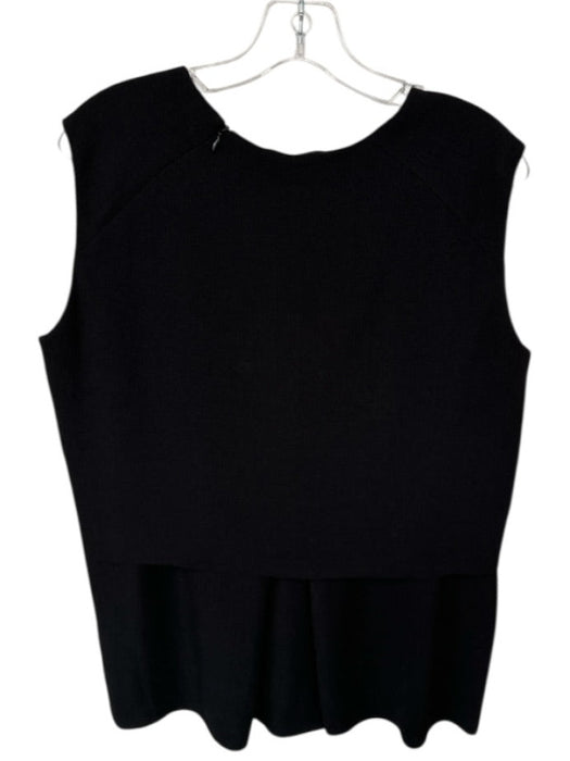COS Size 14 Black Polyester Blend Sleeveless Mini Dress Black / 14