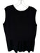 COS Size 14 Black Polyester Blend Sleeveless Mini Dress Black / 14