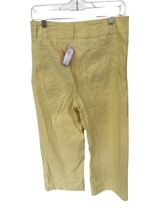 Maeve Size 31 Butter Yellow Viscose Blend High Waist Wide Leg Pants Butter Yellow / 31