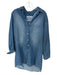 Frank & Eileen Size XL Med Light Wash Cotton Long Sleeve Button Down Dress Med Light Wash / XL