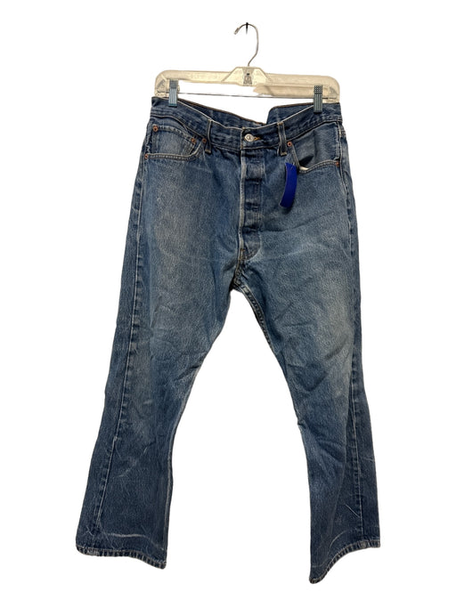 Levi's Size 36X30 Medium Light Wash Cotton Button Fly Men's Jeans 36X30