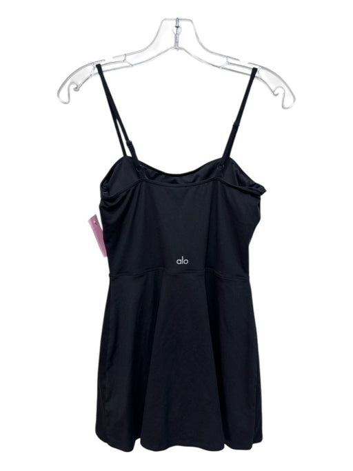 Alo Size Medium Black Strappy Spaghetti Strap Skort Dress Black / Medium