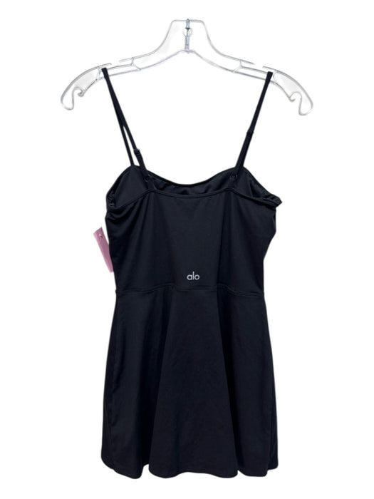 Alo Size Medium Black Strappy Spaghetti Strap Skort Dress Black / Medium