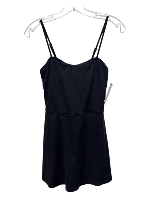 Alo Size Medium Black Strappy Spaghetti Strap Skort Dress Black / Medium