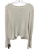 yllw Size XL White Viscose & Nylon Ribbed Elastic Waist Cardigan Pants Set White / XL
