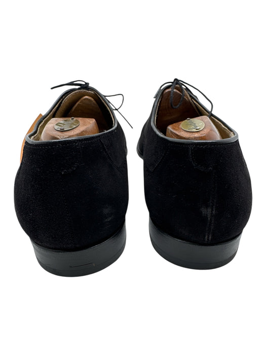 Mezlan Shoe Size 11M Black Suede Solid Dress Wingtip Men's Shoes Black / 11M