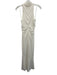 Cinq a Sept Size 4 Cream White Polyester Blend Sleeveless High Neck Dress Cream White / 4