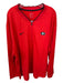 Nike Size 4XL Red & Black Polyester UGA Half Zip Athletic Men's Jacket 4XL