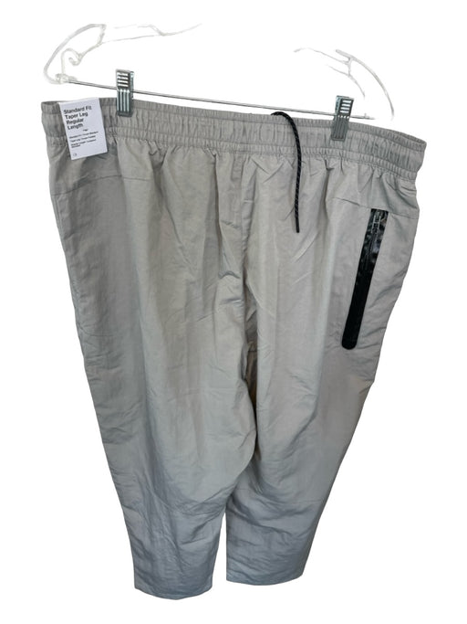 Nike NWT Size 3XL Gray & Black Polyester Drawstring Jogger Athletic Men's Pants 3XL