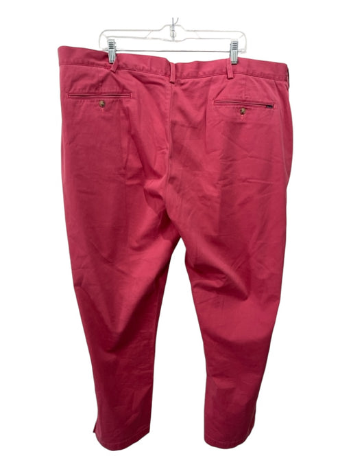 Polo Size 46 Red Cotton Blend Solid Khakis Men's Pants 46