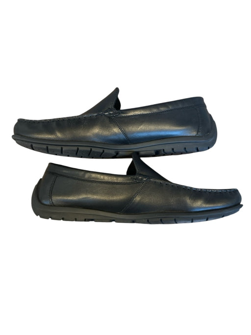 ecco Shoe Size 47 Black Leather Men's Loafers 47