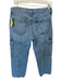 Etica Size 29 Med Light Wash Cotton Mid Rise Barrell Leg Cargo Pockets Jeans Med Light Wash / 29