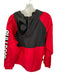 Champion Size L Red & Black Nylon UGA Half Zip Windbreaker Men's Jacket Red & Black / L