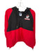 Champion Size L Red & Black Nylon UGA Half Zip Windbreaker Men's Jacket Red & Black / L