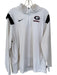 Nike Size XXL White & Black Nylon Zip Up UGA Men's Jacket White & Black / XXL