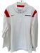Nike Size XXL White & Red Nylon Zip Up UGA Men's Jacket White & Red / XXL