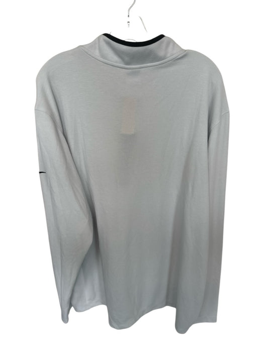 Nike Gray & Black Polyester UGA Half Zip Athletic Men's Pullover Gray & Black / 3XL