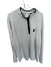 Nike Gray & Black Polyester UGA Half Zip Athletic Men's Pullover Gray & Black / 3XL