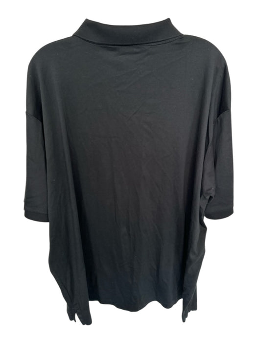 Polo Ralph Lauren Size 3XB Black & Brown Cotton Solid Men's Polo Black & Brown / 3XB